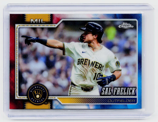 2026 Topps Chrome Sal Frelick #60 Milwaukee Brewers - front