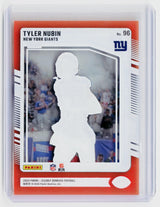 2024 Panini Clearly Donruss Tyler Nubin Rated Rookie #96 New York Giants - back