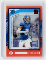 2024 Panini Clearly Donruss Tyler Nubin Rated Rookie #96 New York Giants - front
