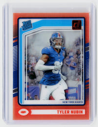 2024 Panini Clearly Donruss Tyler Nubin Rated Rookie #96 New York Giants - front