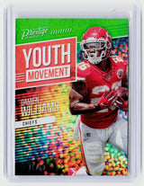 2020 Panini Prestige Youth Movement Damien Williams #YM-DW Kansas City Chiefs - front