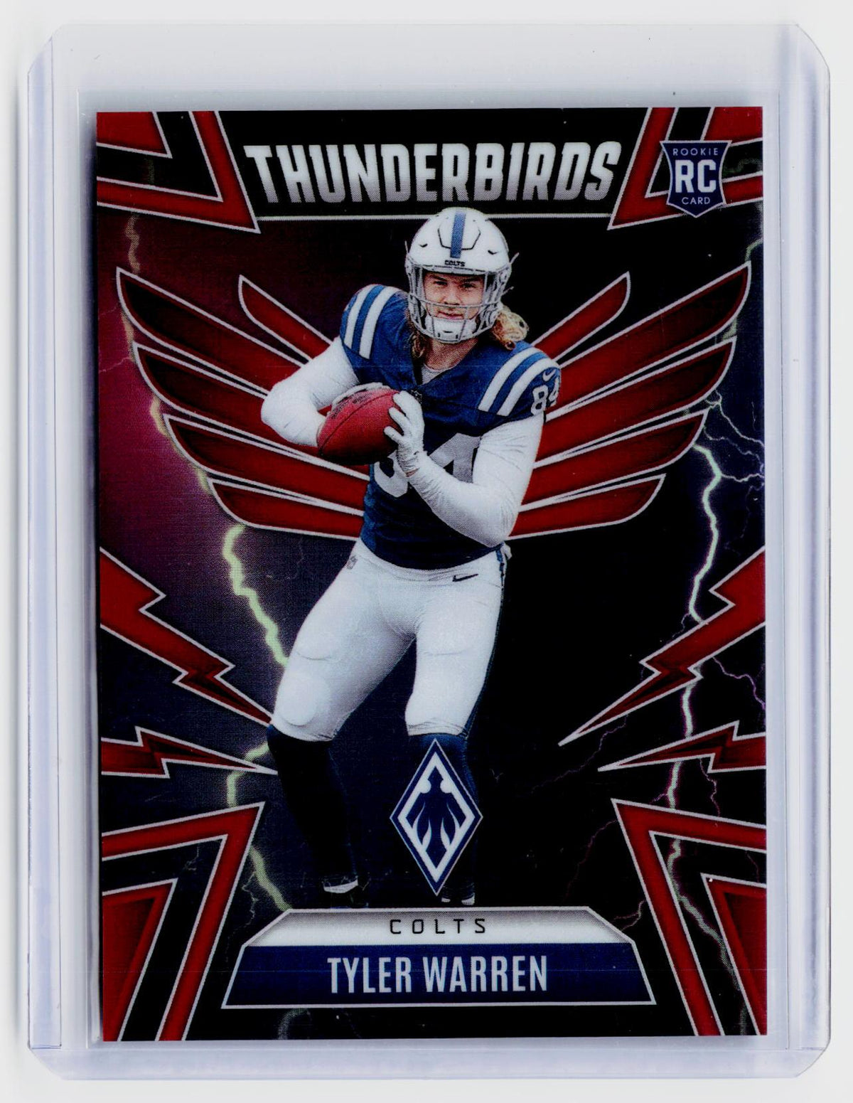 2025 Panini Phoenix Thunderbirds Tyler Warren Rookie #21 /249 - front