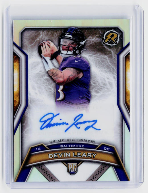 2025 Topps Resurgence Rookie Signatures Devin Leary RC Autograph RRS-DL - front