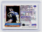 1994 Topps Finest Marion Butts #43 San Diego Chargers - back