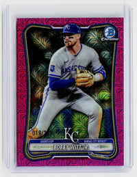 2026 Topps Bowman Chrome Bobby Witt Jr. #25 Fuchsia Lava Refractor /250 - front