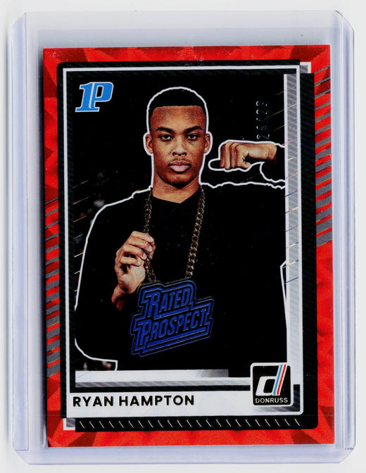 2025-26 Panini Donruss Rated Prospect #91 Ryan Hampton - front