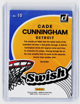 2025-26 Panini Donruss Swish Cade Cunningham #10 /35 - back