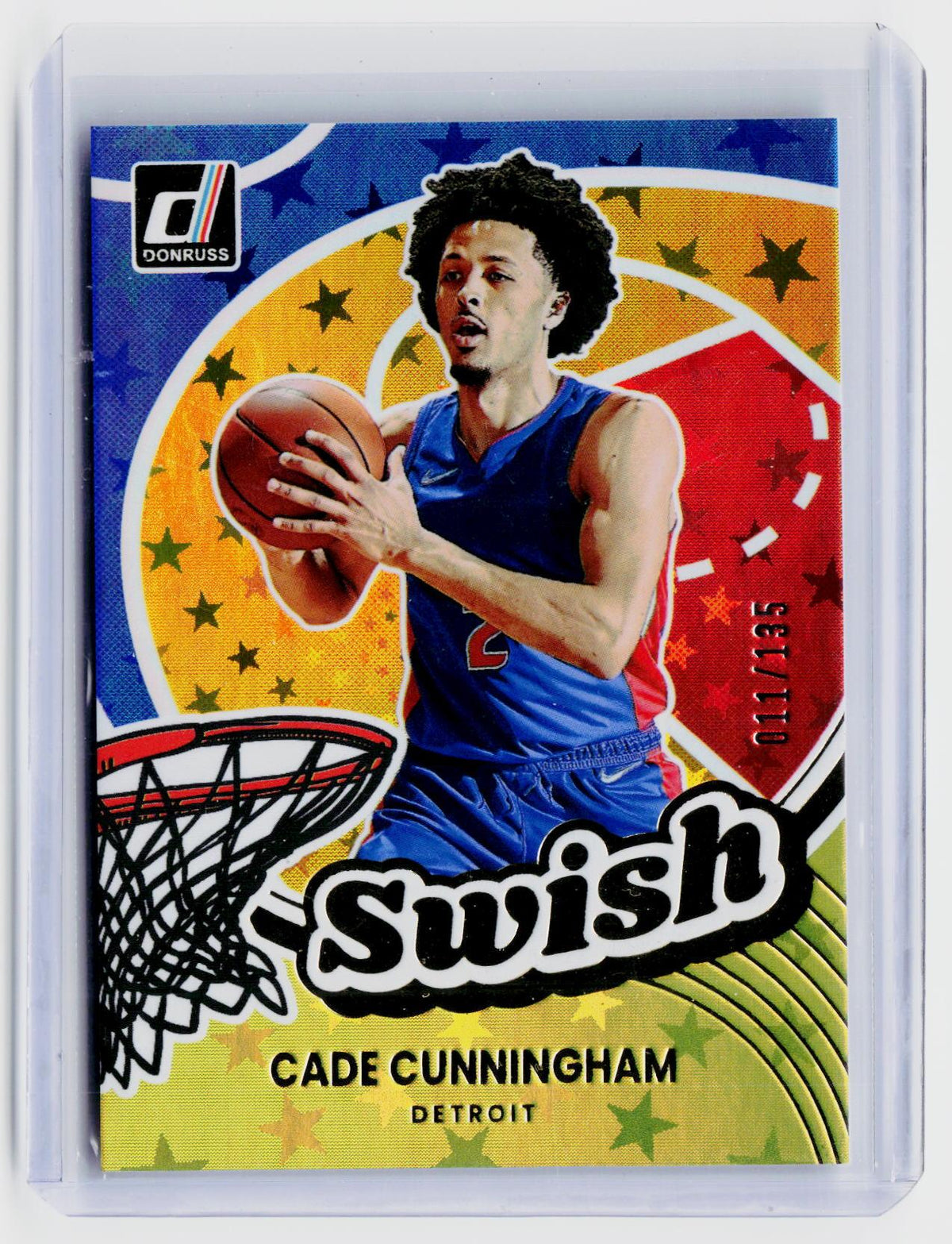 2025-26 Panini Donruss Swish Cade Cunningham #10 /35 - front