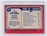 2025 Topps Chrome All-Star Game Geometric Refractor Freddie Freeman #91ASC-30 - back