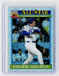 2025 Topps Chrome All-Star Game Geometric Refractor Freddie Freeman #91ASC-30 - front