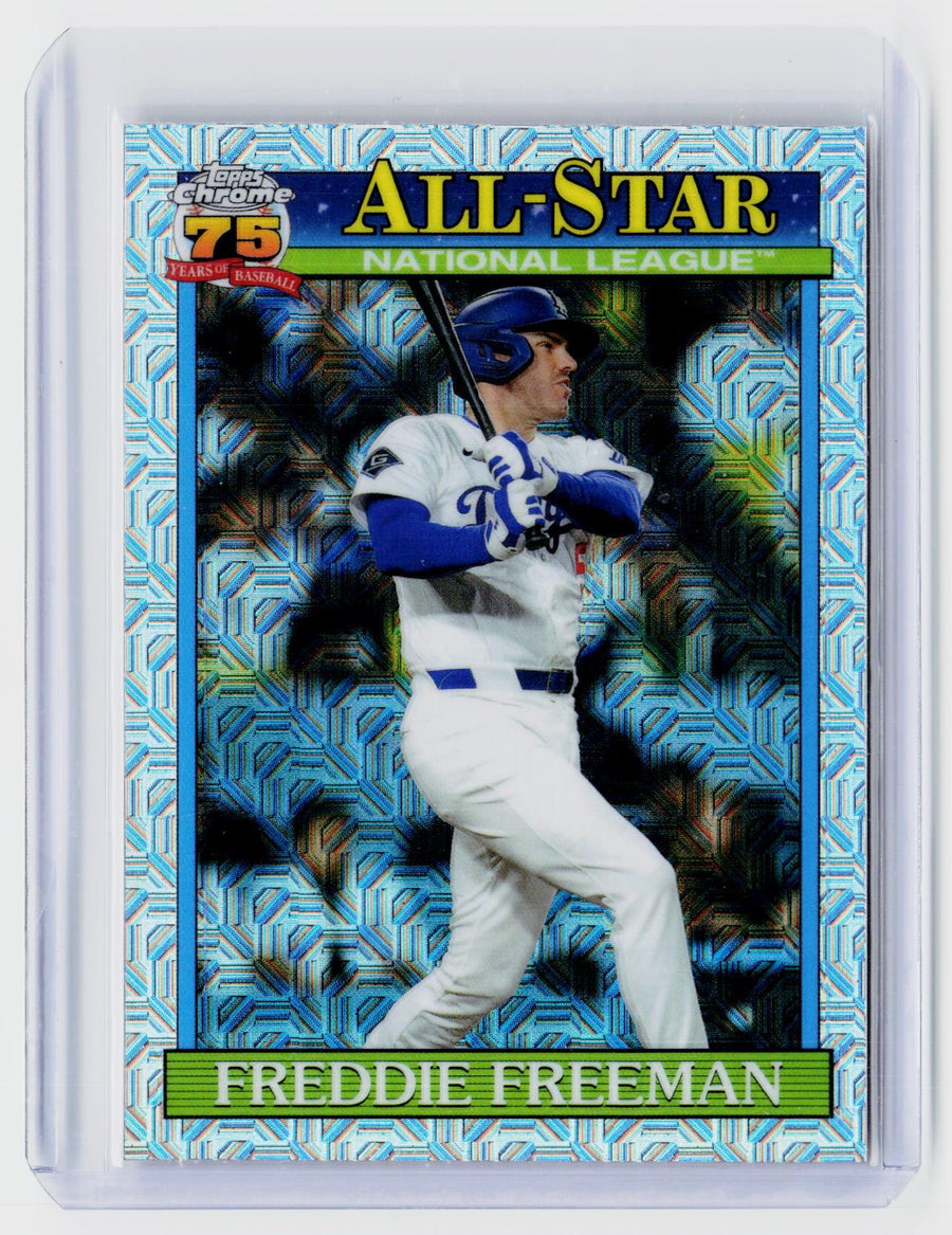 2025 Topps Chrome All-Star Game Geometric Refractor Freddie Freeman #91ASC-30 - front