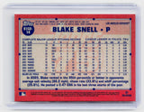 2026 Topps Chrome Baseball Blake Snell RayWave Refractor #14 Dodgers - back