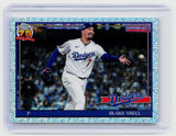 2026 Topps Chrome Baseball Blake Snell RayWave Refractor #14 Dodgers - front