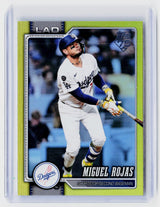 2026 Topps Series Two Miguel Rojas Green Foil #502 /399 Dodgers - front