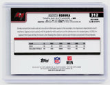 2025 Topps Chrome Emeka Egbuka RC #312 Tampa Bay Buccaneers Red Patterned Parallel - back