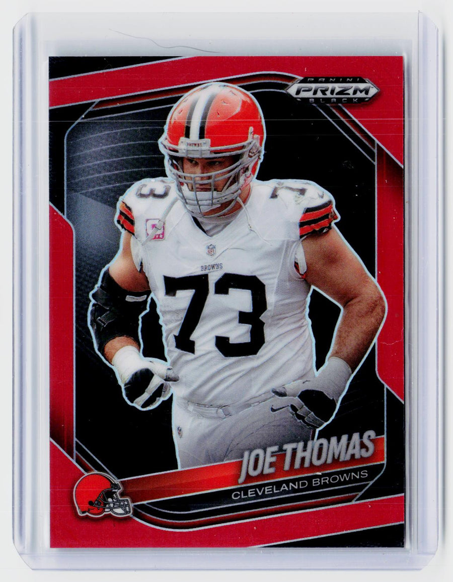 2025 Panini Prizm Black Football Joe Thomas Red #29 /199 Cleveland Browns - front