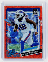 2023 Panini Donruss Optic Rated Rookie Dorian Williams Red Pandora #212 /79 - front