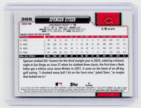 2026 Topps Series Two Spencer Steer Cincinnati Reds 75th Anniversary #365 - back