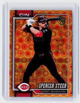 2026 Topps Series Two Spencer Steer Cincinnati Reds 75th Anniversary #365 - front