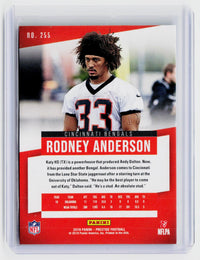 2019 Panini Prestige Extra Points Red Rodney Anderson Rookie RC /399 #255 - back