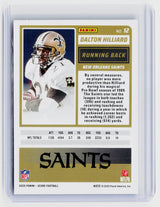 2025 Panini Score Football Dalton Hilliard New Orleans Saints #12 - back