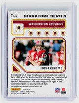 2023 Panini Donruss Optic Football Signature Series Gus Frerotte Autograph SS-GF - back