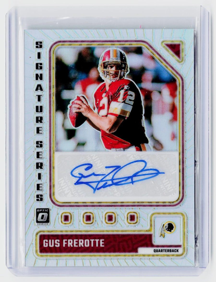 2023 Panini Donruss Optic Football Signature Series Gus Frerotte Autograph SS-GF - front