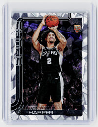 2025 Topps 2024-25 Basketball Dylan Harper RC #202 San Antonio Spurs - front