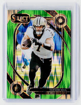 2024 Panini Select Football Taysom Hill Green Prizm Club Level #295 /499 - front
