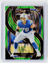 2024 Panini Select Football Joe Alt Premier Level Green Prizm Rookie Card #159 /499 - front