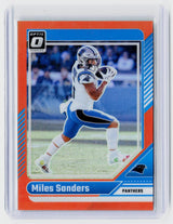 2024 Panini Donruss Optic Miles Sanders Orange #27 /249 - front