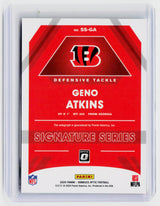 2020 Panini Donruss Optic Signature Series Geno Atkins Autograph #SS-GA - back