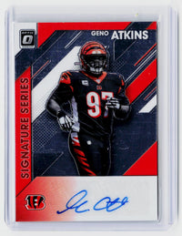 2020 Panini Donruss Optic Signature Series Geno Atkins Autograph #SS-GA - front