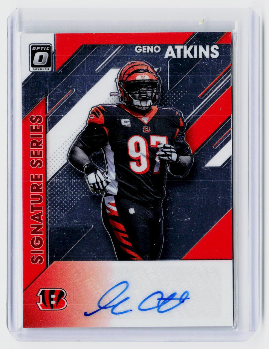 2020 Panini Donruss Optic Signature Series Geno Atkins Autograph #SS-GA - front