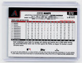 2025 Topps Chrome Ketel Marte Aqua Refractor #272 /199 - back