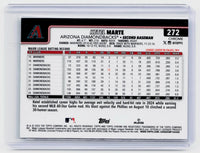 2025 Topps Chrome Ketel Marte Aqua Refractor #272 /199 - back