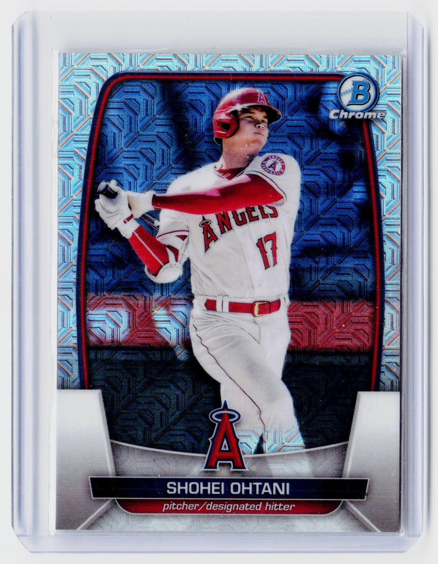 2023 Bowman Chrome Cosmic Refractor #51 Shohei Ohtani Los Angeles Angels - front