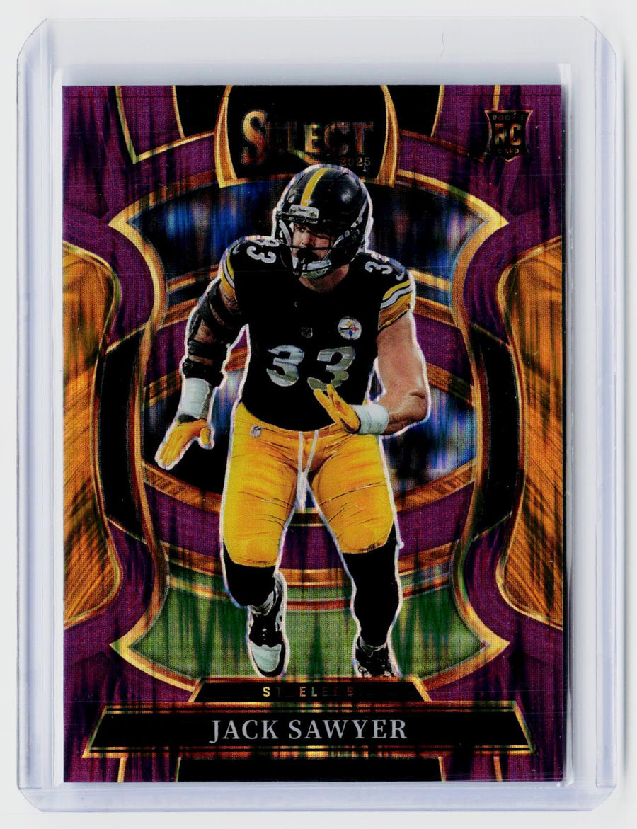 2025 Panini Select Football Jack Sawyer Rookie Concourse #53 Pittsburgh Steelers - front