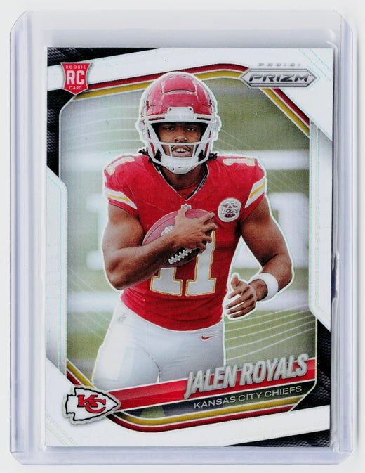 2025 Panini Prizm Football Jalen Royals Rookie Card #341 Kansas City Chiefs - front