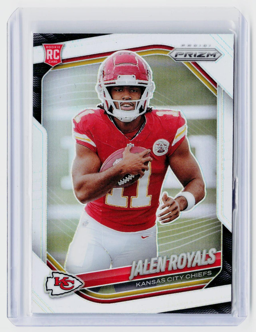 2025 Panini Prizm Football Jalen Royals Rookie Card #341 Kansas City Chiefs - front