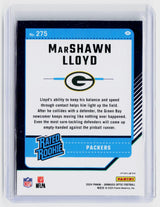 2024 Panini Donruss Optic Football MarShawn Lloyd Rated Rookie #275 - back
