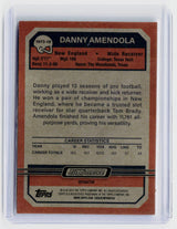 2024 Topps Composite Football Danny Amendola Refractor New England Patriots - back