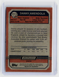 2024 Topps Composite Football Danny Amendola Refractor New England Patriots - back