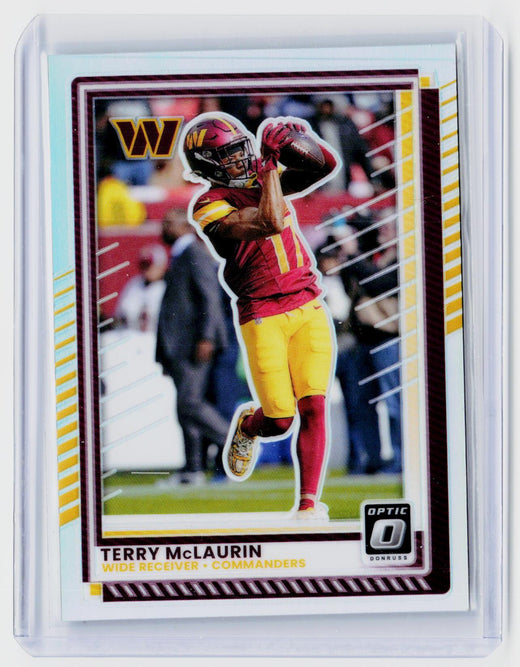 2025 Panini Donruss Optic Terry McLaurin #107 Washington Commanders - front