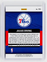 2024-25 Panini Revolution Basketball Julius Erving Legends Fractal #153 - back