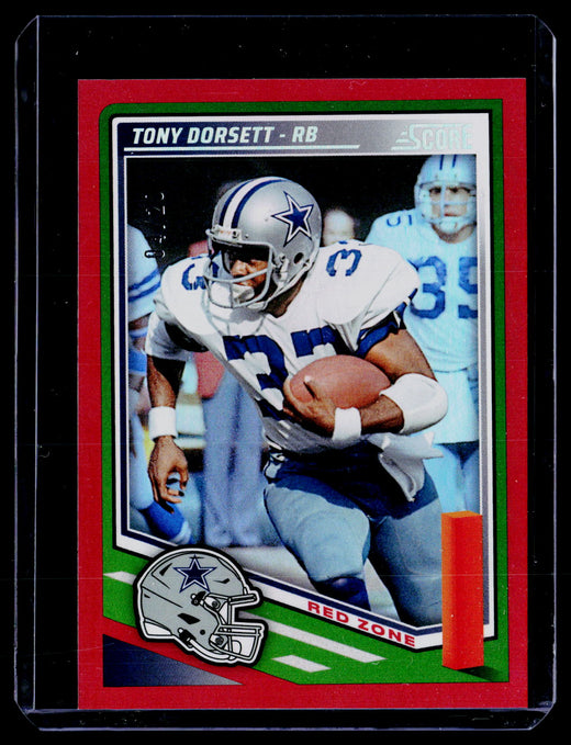 2025 Panini Score Football Red Zone Tony Dorsett #202 Cowboys - front
