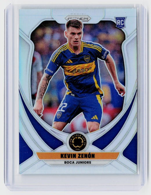 2025 Panini Prizm FIFA Club World Cup Kevin Zenón Rookie Card #39 Boca Juniors - front