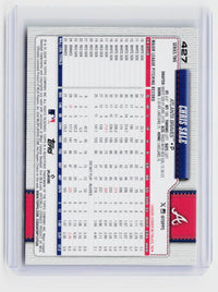 2026 Topps Series 2 Chris Sale #427 Atlanta Braves - back
