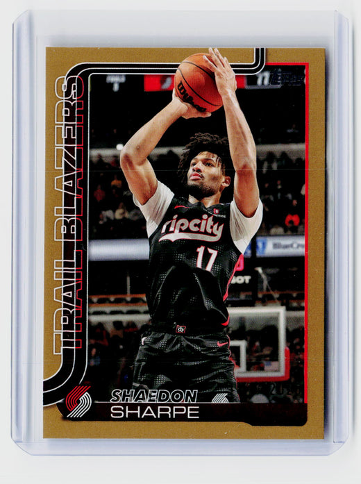 2024-25 Topps Basketball Flagship Shaedon Sharpe #127 - front
