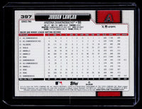 2026 Topps Series 2 Baseball Jordan Lawlar #397 Arizona Diamondbacks - back
